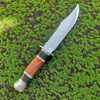 Outdoor Camping Straight Knife Defensive Knife Color Wood Handle 8Cr13Mov Steel Jungle Hunting Tactical Knife