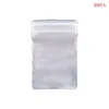 Bolsas de jóias Clear Bag Resealable Zipper Plastic Grip Pack para pulseira brincos 97qe