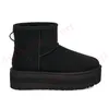 Mulheres Designer Botas Mulher Luxo Fur Slip-On Neve Inverno Fofo Curto Clássico Ultra Mini Plataforma Bota Ao Ar Livre Fuzzy Sapatos Castanha Preto Cinza Mocassins Botas Peludas