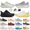 2023 Hoka Clifton 9 Running Shoes Women Mens Hokas Bondi 8 Cliftons Sports Trainers Triple White Cyclamen Sweet Lilac on Cloud Runners Sneakers