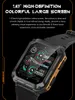 Montres intelligentes C20Pro montre hommes Sport Smartwatch IP68 étanche Bluetooth appel 35 jours en veille 123 modes 183 pouces écran HD 230909