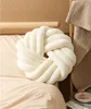 Pillow Inyahome Christmas Decor Velvet Ball Knot Handmade Knotted For Kids Room Couch Bed Car Office