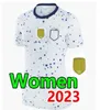 2023 PULISIC USAS 축구 유니폼 Reyna Aaronson Weah Acosta McKennie 23 24 Maillot de Futol Ferreira Dest Morgan 미국 축구 셔츠 Rapinoe Dunn 남자 여자 FGFH