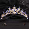 Abito da sposa da sposa Piccola corona di cristallo per le donne Ragazze Semplici diademi coreani Corona per capelli Accessori per gioielli