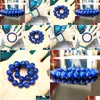 Frisado MG1148 Novo Design 10 Mm Natural Lapis Lazi Bead Pulseira Para Homens Gemstone Energia Gota Entrega Jóias Pulseiras Dhgarden Dhvng