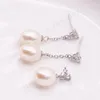 Halsbandörhängen set Wuzhou Soxw Natural Freshwater Pearl Jewelry and For Women Pendant