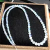 Collier en opale naturelle, bijoux de polissage, cristal de guérison, accessoire de mode porte-bonheur, cadeau d'anniversaire pour femmes, 1 pièces 3-6MM