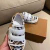 fashion shoes for boys girls Buckle Strap Child Sneakers Size 26-35 Checkered full print baby casual shoes Including box Sep05