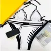 Summer Sexy Dwuczęściowe bikini dla kobiet w kostiumu kąpielowym z literami perspektywa moda stroje kąpielowe Kąpiel Kąpiel Multi Styles S-228O