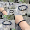 Beaded Sn0375 Wholesale Bracelet Fashion Diy Buddha Newest Buddhist Lava Stone Men Stretch Jewelry Stock Selling Drop Deliver Dhgarden Dh8Po