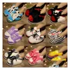 Home Shoes Uni Sneaker Slippers Winter Warm One Size Fits All Plush House Fluffy Indoor Slides Eu 35-44 Drop Delivery Garden Wear Dhw6V