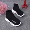 Heiße Mode Stiefel für Kinder Speed Trainer Socke Kleinkind Jungen Mädchen Jugend Socken Turnschuhe Schwarz Rot Kinder Designer Schuhe Q230911