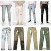 Mäns jeans lila varumärke jeans män designer jeans anti smal fit casual fashiion jeans true märke x0911
