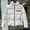 Piumino da uomo Parka da uomo Piumino in re-nylon Tasca con cerniera Cappotto invernale Designer Trapuntato con cappuccio Parka LR L230911