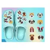 Schuhteile Zubehör PVC Charms Clog Schnallen Jibz für Cartoon Hund Haustiere Charme Garten Schuhe Schnalle Geburtstagsgeschenke Junge Haustier Hunde Gefälligkeiten Dh5Sr