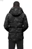 Parkas pour hommes 23SS doudounes blanc canard coupe-vent hommes parkas veste col hiver bouffant réel manteau de fourrure de loup capuche arctique garniture doudoune manteau homme HKD230911