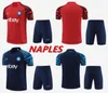 23 24 Maglia Napoli Tuta da allenamento per calcio 2023 2024 Kit per bambini Manica corta Napoli Tuta da allenamento per calcio OSIMHEN