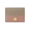 Mulher marmont carteiras moedas bolsas com caixa chave titular do cartão acessórios de metal 5 slots de cartão couro genuíno luxo feminino masculino wa264d