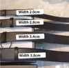 Hot Main 20 Models Mens Womens Belt 3.8cm مع ALPHABET BOCKLE POCTRION 100 سم-125 سم ليس مع صندوق كهدية