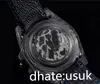 JH Montre De Luxe Mens Watches 40X12.4mm CAL.3186 Movement Automatic Mechanical Carbon Fiber Luxury Artificial Fiber-Braided Watchband Gift Original Plastic Box