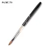 Nagelborstar 5PCSPACK SVART STORLEK 8 Akryl Brush Polish Tools for Gel DIY Ritning Målning Pen 230909