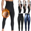 Suporte de cintura masculino compressão shapewear sauna suor leggings fitness volta barriga controle calças redutor cinto emagrecimento shaper135284i