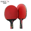 Raquetas de tenis de mesa Huieson Raqueta de ping pong de 5 estrellas Fibra de carbono para caucho de doble pimplesin 220905188e