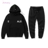 Designer Tracksuit Women 2023 Autumn Winter Fashion Branded Two Piece Set Letter Printed Unisex Fleece Hoodie And Sweatpants 2PCS Pants Sets Outfits