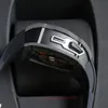 Zegarek Zy Men's Watch 40-01 Ruch Wheel Floś Gumowy zegarek z szafirowym lustrem w obudowie z włókna węglowego