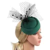 Bandana's Tea Party Hoed Bloem Hoofddeksel Hoeden Dames Modieus Chique Baretten Dames Fascinators Fasinators Het Haar Wol Miss