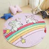 Filtar Svaddling 1-27 Fox/Bear/Unicorn Animals Mönster Baby Play Mats Child Crawling Filt Toys Storage Bag Kid Room Decoration 230911