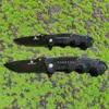 Folding Knife 7Cr17Mov Blad Black Aluminium Alloy Handle Military Tactical Pants Belt Clip Knives Outdoor Camping EDC