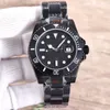 Luxury Watch Men's 41mm Automatic Machinery Movement Designer Watch Black Ceramic Dial 904L rostfritt stål Rem fällbara spänne dykningsklocka Dhgates Montre lb