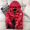 Parkas pour hommes Designer Parkas Mens Down Jacket Puffer Vestes Manteaux à capuche Hiver Casual Femme Zippers Manteau Style Homme Vêtements d'extérieur S-5XL L230911