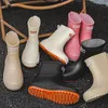 Boots Women Rain Slipon High Quality Water Waterproof Shoes Womens Rubber Rainboot Garden Galoshes NonSlip 230909