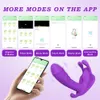 Вибраторы, женские трусики, вибратор-бабочка, секс-игрушки для женщин, приложение с дистанционным управлением, Bluetooth, сексуальный женский фаллоимитатор для пар