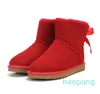 Autumn Winter Designer Warm Snow Boots Womens Half Ankle Full Fluffy Satin