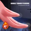 Adult Toys Tongue Licking Vibrator For Women G Spot Clitoral Stimulator Dildo Nipple Masturbator Lick Vibrators Sex 230911