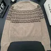 Kadın Sweaters Designer Arc de Triomphe 23 Sonbahar/Kış Kontrast Mektubu Jacquard Fashion Casual Cashmere Kazak Kazak Kadınlar için 0L8H