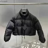 Męski puch Parkas damski kurtka puffer płaszcza zimowe kurtki kobiety kobiety kamizelki zamek błyskawiczne litera grube rękawy Odłączane ciepłe rękawy 20Ss Tops Outdoor HKD230911