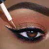 Eye Shadowliner Combination Waterproof Diamond Shiny Liners Eyeshadow Silver Rose Gold Color Glitter Sequin Eyeliner Shadow Makeup Beauty Cosmetics 230911