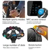 الساعات الذكية NFC Watch Men Pro Amoled 390390 HD شاشة معدل ضربات القلب Bluetooth Call IP68 Waterproof Smartwatch 230909