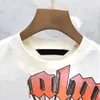 Mens T Shirt Tasarımcı Gömlek Pamuk Yuvarlak Boyun Baskı Hızlı Kurutma Anti Kırışıklık Erkekler Bahar Yaz Yüksek Gevşek Traend Kısa Kollu Erkek Giyim QBGN