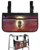 Storage Bags Universe Space Cartoon Planet Wheelchair Bag Armrest Side Electric Scooter Walking Frame Pouch