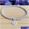 Beaded Mg1262 New Arrival Design Gemini Zodiac Charm Bracelet Womens Spiritual Nce Yoga Mala Energy Protection Drop Delivery Dhgarden Dhmfv