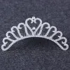 Crianças acessórios para o cabelo cristal brilhante gem strass coroa bandana dos desenhos animados do bebê meninas princesa acessórios para o cabelo crianças tiaras ll