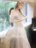 Runway Dresses White Luxury Prom Off One Shoulder Ribbon Beading Feather Tassel A Line Elegant Wedding Party Evening Bridesmaid klänningar