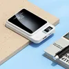 Adaptateur de charge rapide de banque d'alimentation de chargeur sans fil Qi 10000 mAh pour Samsung S8 xiaomi avec boîte de vente au détail