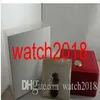 Whole Luxury WATCH Boxes New Square Red box For Watches Booklet Card Tags And Papers In English271a