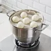 Double Boilers No Sticky Steamer Cloth Circle Cotton Gauze Food Steaming Steamed Buns Bread Filter Dumplings